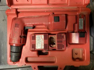 Vintage Milwaukee 0396 - 1 9.  6 Volt 3/8 - Inch Heavy Duty Cordless Driver Drill Kit