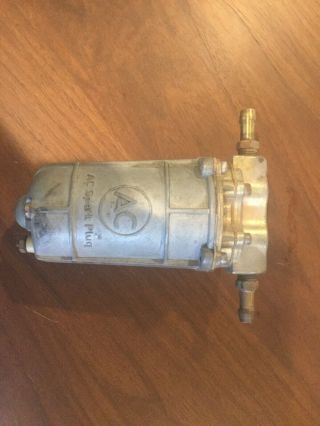 Vintage Ac Spark Plug Fuel Pump Model 12v Ep12 Oem