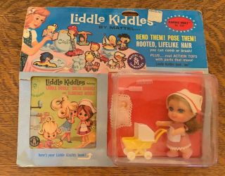 Vintage Mattel Liddle Kiddle Florence Niddle On Card W/ Packaging
