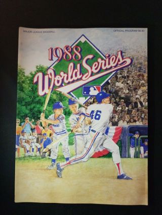 1988 World Series Official Program - Los Angeles Dodgers Vs Boston Red Sox