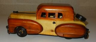 Vintage Wood Toy Car - Wooden Toy