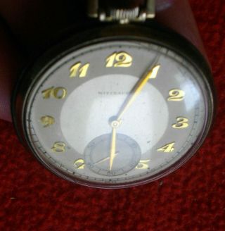 Vintage 1900s Wittnauer Pocket Watch 15 Jewel 10k Rolled Gold Plate Swiss