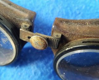 Vintage Coverglas Safety Goggles Glasses STEAMPUNK BAKELITE American Optical 3