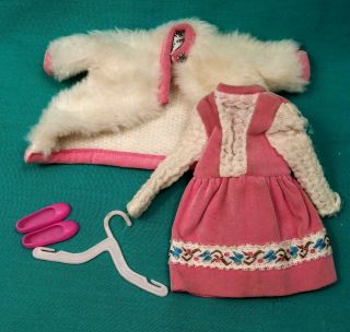 Vintage Skipper Doll Pink Party Pair Outfit 3297 (1972)