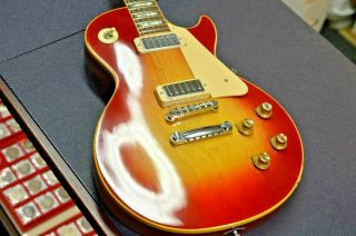 Vintage 1973 Gibson Les Paul Deluxe Starburst Guitar With Case Sn 776260