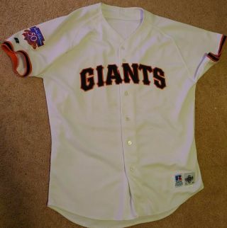 San Francisco Giants Juan Lopez 1997 Game Worn Home Jersey,  Size 48,  From Giants
