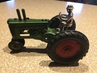 Antique Arcade John Deere Cast Iron Toy Tractor