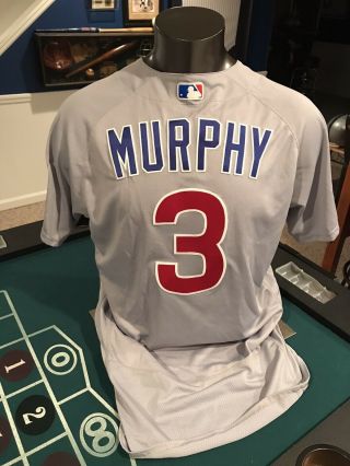 Chicago Cubs Mets Daniel Murphy Game Home Run Jersey Mlb Authenticated