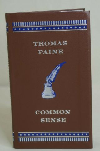 Common Sense By Thomas Paine Leather Bound