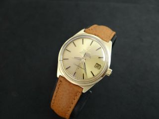 Vintage Omega Constellation 18k Solid Gold Case & Dial Automatic Quick Date 564