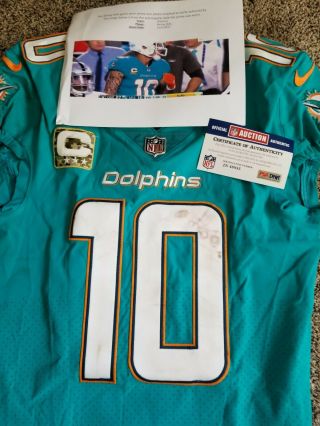 Nfl Kenny Stills 2017 Game Jersey Miami Dolphins Matched