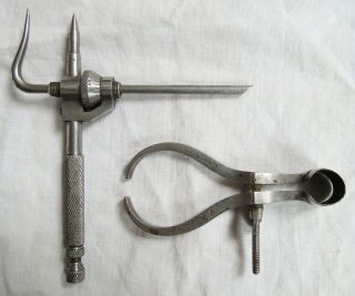 Caliper/micrometer Divider Stevens Arms Tool Co.  1886 Patent Old Vtg Antique