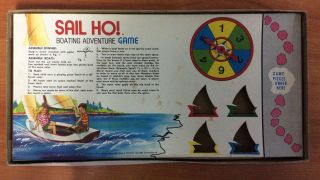 Vintage 1973 Board Game - Sail Ho Boating Adventure Game - 100 Complete 2