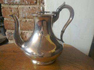 Elkington & Co Victorian Silver Plate Teapot Acorn Finial