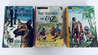 1963 The Wizard Of Oz & The Jungle Book.  Companion Library 2 In 1 Book
