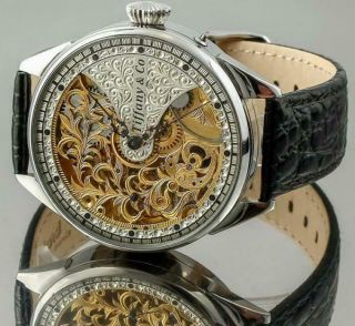 Patek Philippe Tiffany Skeleton 1920 Antique Watch Oh From Japan