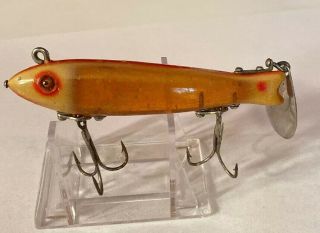 Vintage Heddon Spook Dowagiac Glass Eyes Fishing Lure