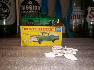 Vintage Lesney Matchbox Kennel Truck 50 With Box