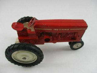 Vintage Tru Scale Tractor Toy - Red 3
