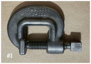 Vintage 78 - 000 Armstrong Drop Forged C - Clamp Metalworking,  Welding Usa