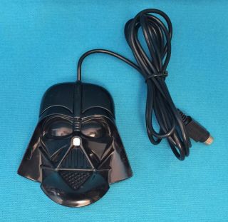 " Darth Vader " Star Wars - Wired Pc Computer Mouse - Vintage 1998 Lucasfilm