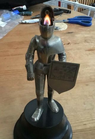 Rare Vintage Knight In Shinning Armour Cigarette Lighter.