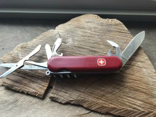 Vintage Wenger Swiss Army Knife Rare Locking Blade