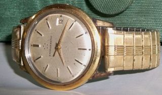 Vintage Eterna Matic 17j Watch Gold Filled & Stainless