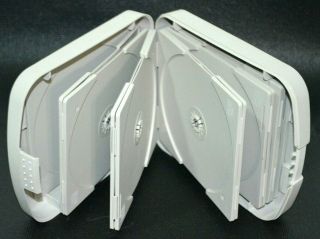 Laserline Cd Case Hard Dvd Case Storage Binder Holder Cover Carry Discs Vtg