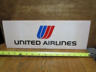 Vtg United Airlines 1970 