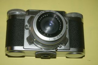 Braun Paxette Vintage German Camera 1:2.  8/45 W Case