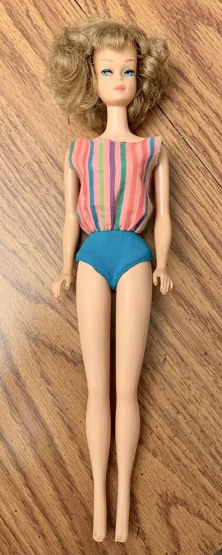 Vintage Barbie Doll Side Part American Girl Barbie