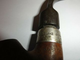 VINTAGE PETERSONS SMOKING PIPE DUBLIN - WITH SILVER FERULE 3