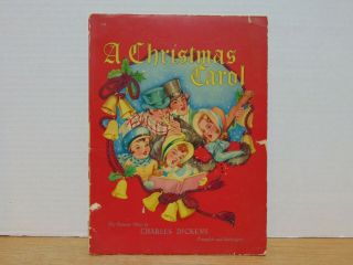A Christmas Carol: The Famous Story By Charles Dickens Unabridged Whitman 1939
