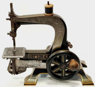 Museum Piece Very Rare Antique Sewing Machine The Simplex Circa 1895 Germany