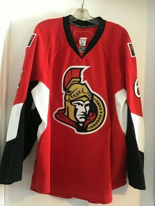 Ottawa Senators Eric Gryba Game Worn Jersey Size 58 Meigray Group Authentic