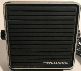 Vintage Radio Shack Realistic Extension Speaker CB & Scanners 21 - 549 3