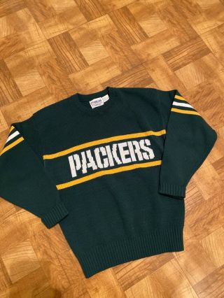 Vintage 80’s Nfl Green Bay Packers Cliff Engle Sweater