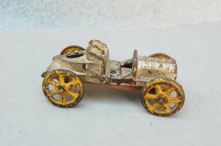 Cast Iron Toy Roadster Race Car Antique Vintage 5 