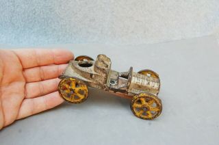 Cast Iron Toy Roadster Race Car Antique Vintage 5 