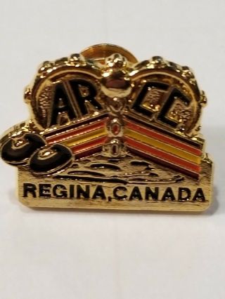 Vintage Arcc Curling Pin Regina Canda