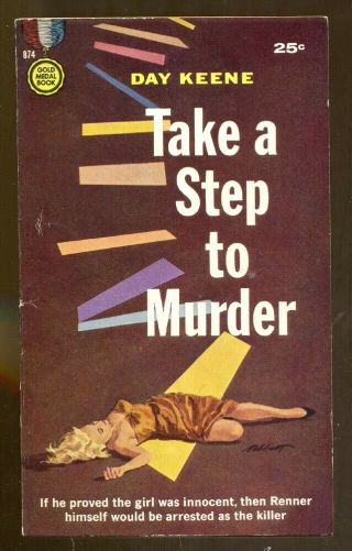 Take A Step To Murder By Day Keene - Vintage Gold Medal Paperback - 1959