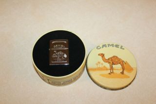 Vintage 1994 Camel Zippo Lighter In Tin