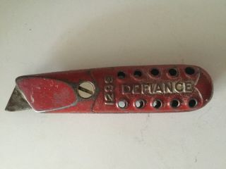 Vintage Stanley Defiance Cast - Iron Utility Knife No.  1299