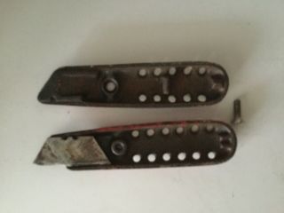 Vintage Stanley Defiance Cast - Iron Utility Knife No.  1299 3