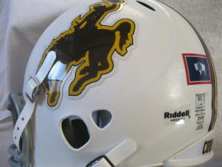 2014 Riddell Wyoming Cowboys Heavy Duty,  Ncaa College Football Game Helmet