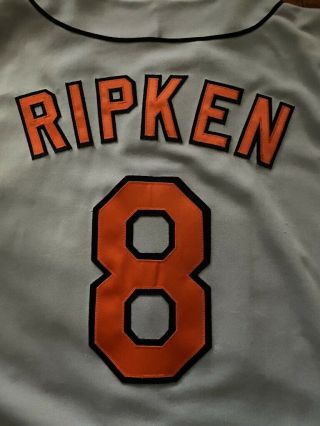 1995 Baltimore Orioles Cal Ripken Jr.  Game Worn Road Used?? Jersey Size 48,  1 "
