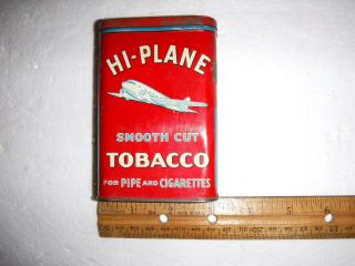 Hi Plane Twin Engine Tobacco Pocket Tin Richmond Va.  Larus & Bros.  Co.