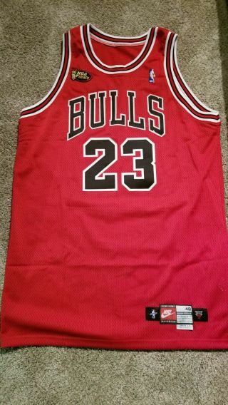 1998 Michael Jordan Chicago Bulls Nba Finals Issued Road Jersey (mears Loa)