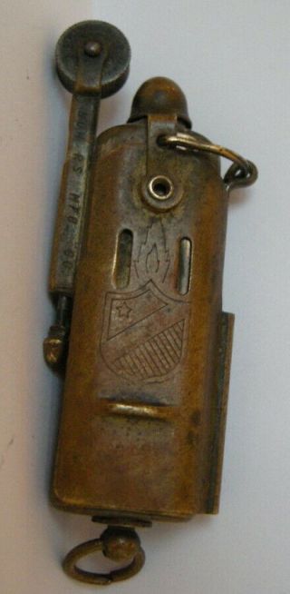 Kalamazoo,  Mi.  Bowers Mfg.  Co.  Antique Ww1 Era Trench Lighter.  C.  1917.  Rare.  Nor